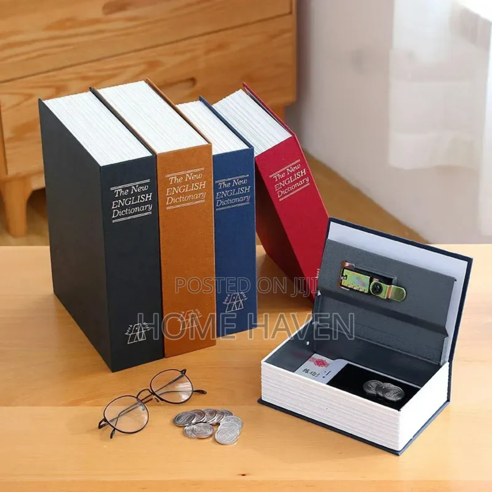 Mini Dictionary Book Safe Hidden Key Safe Box