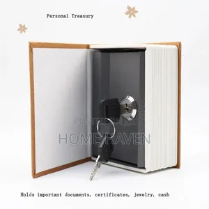 Mini Dictionary Book Safe Hidden Key Safe Box