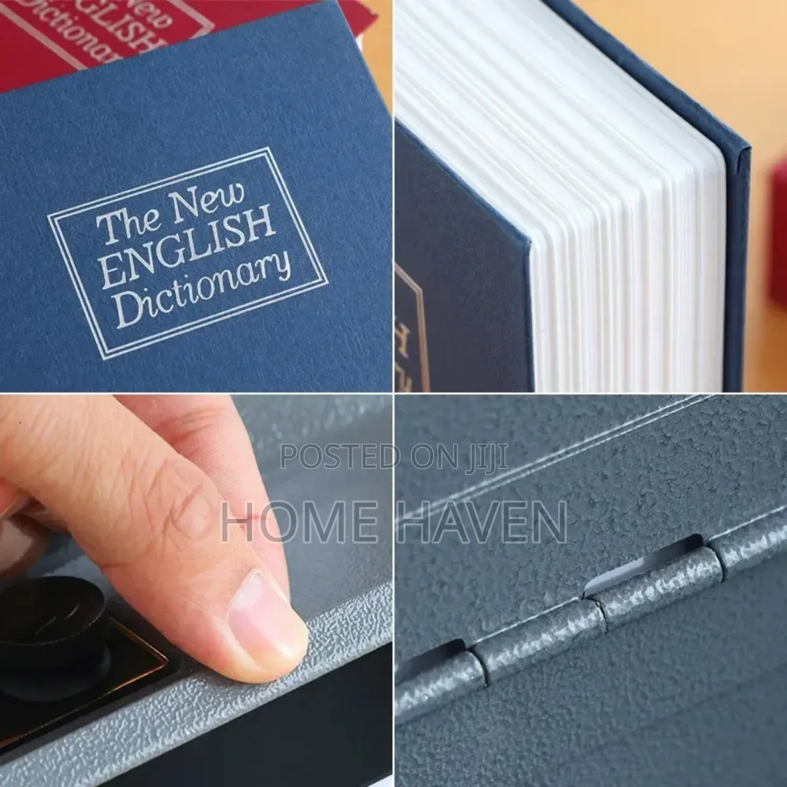 Mini Dictionary Book Safe Hidden Key Safe Box