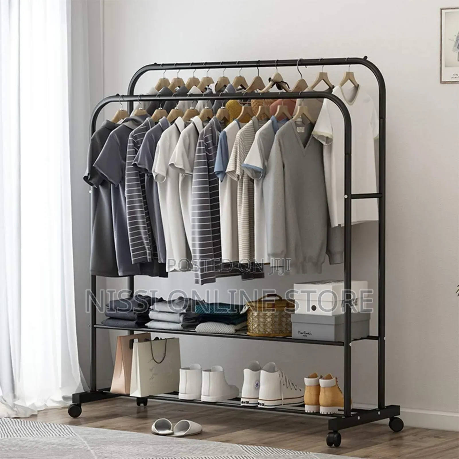 Clothes Rack With Wheels