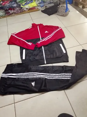 Photo - Original Track Suit Adidas Red and White Color