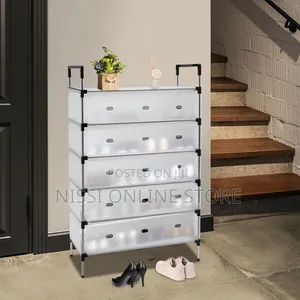 6 Tier Dust Proof Shoe Rack