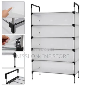 6 Tier Dust Proof Shoe Rack