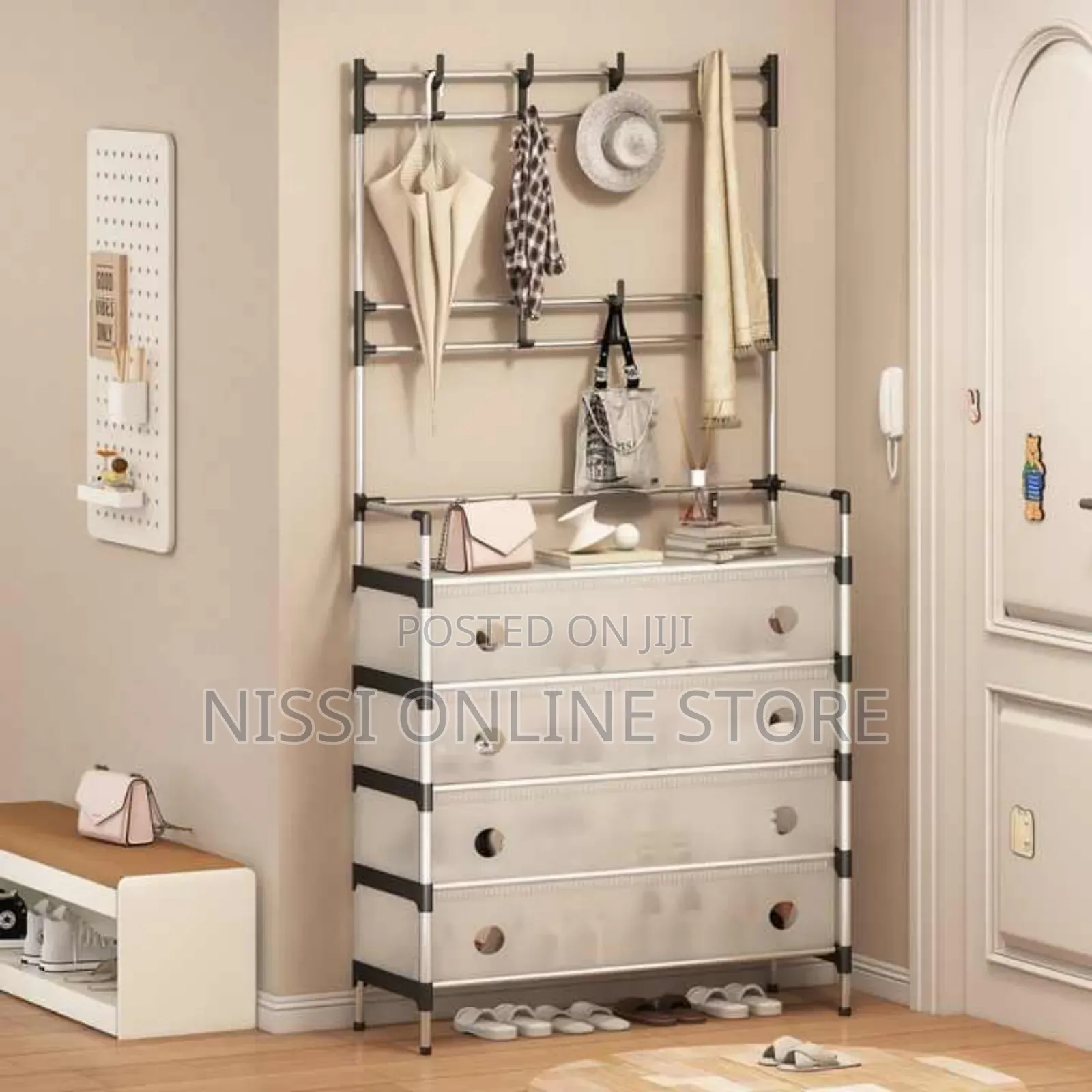 Multi Layer Shoes and Coat Rack
