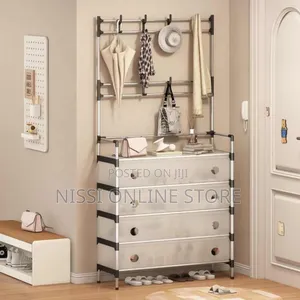 Multi Layer Shoes and Coat Rack