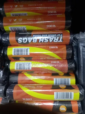 Trash Garbage Bags Rolls 50ltrs Capacity