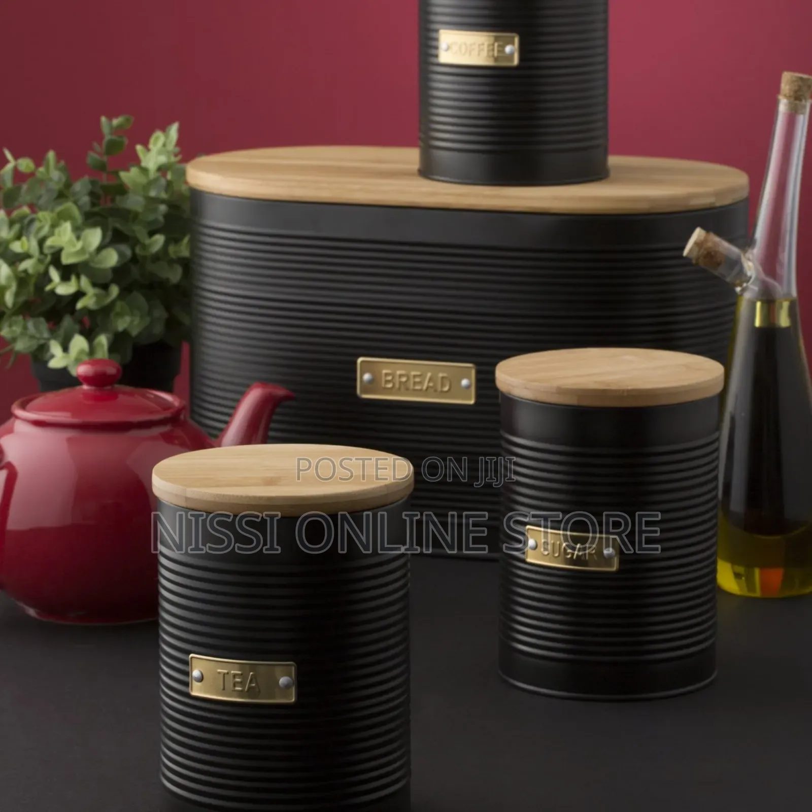 Elegant Bread Bin Set