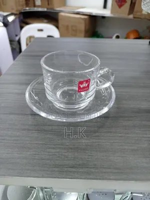 Coffee Sets Glass Coffee 6cups and 6saucers.