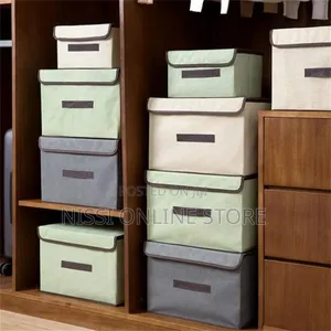 2pc Storage Boxes With Lid