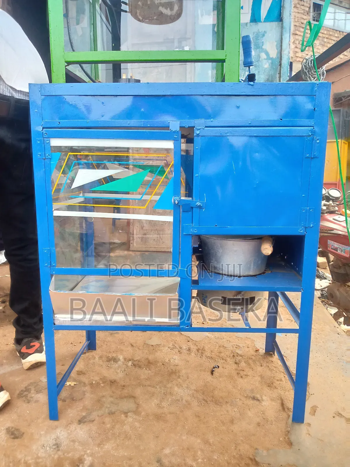 Hybrid Charcoal Popcorn Making Machine