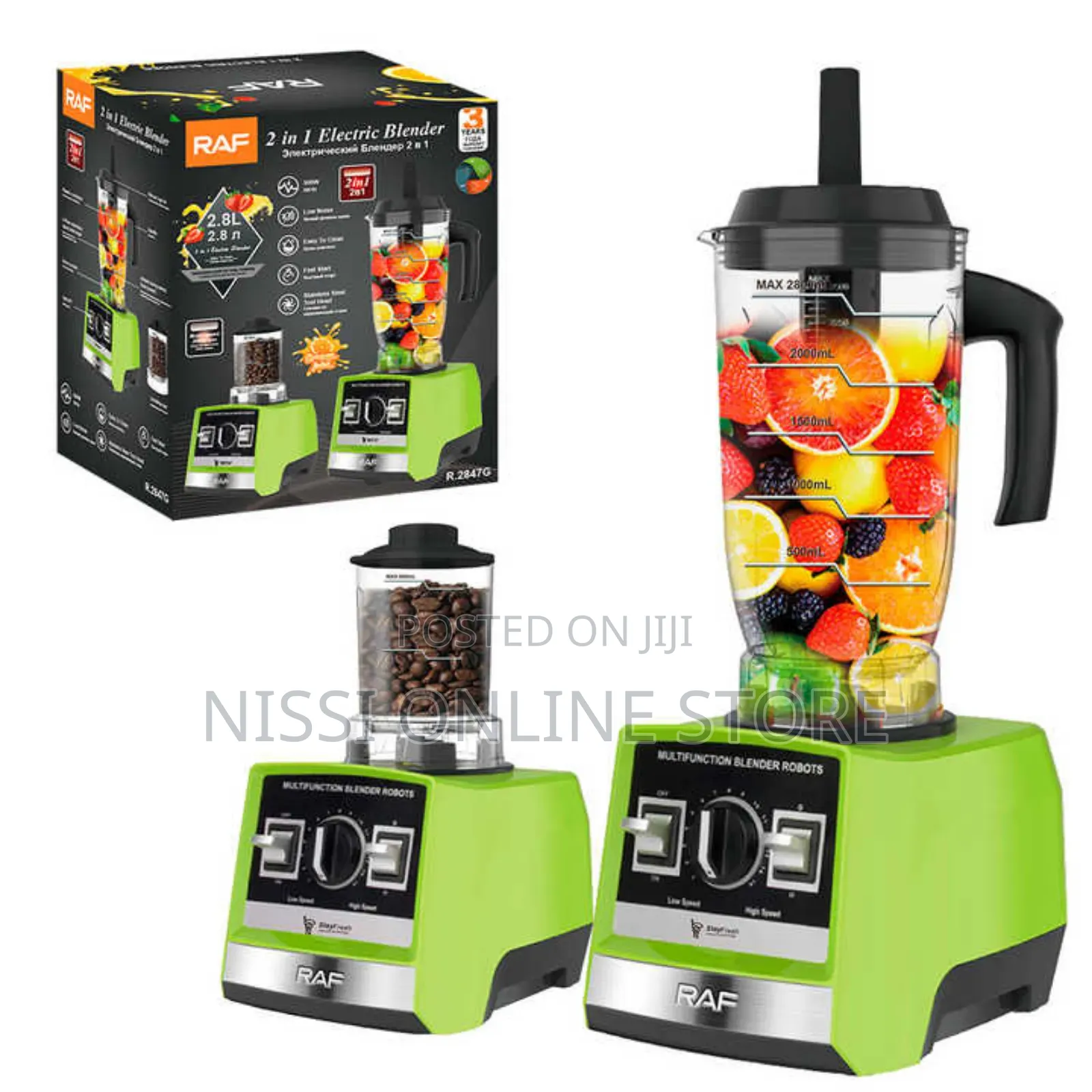 Raf 2in1 Commercial Blender