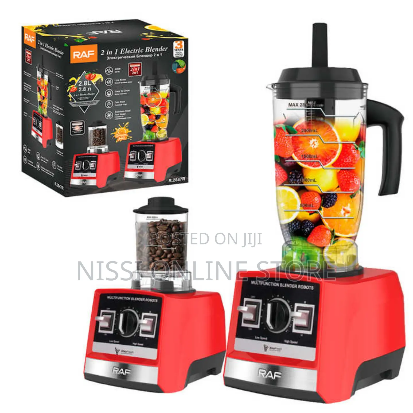 Raf 2in1 Commercial Blender