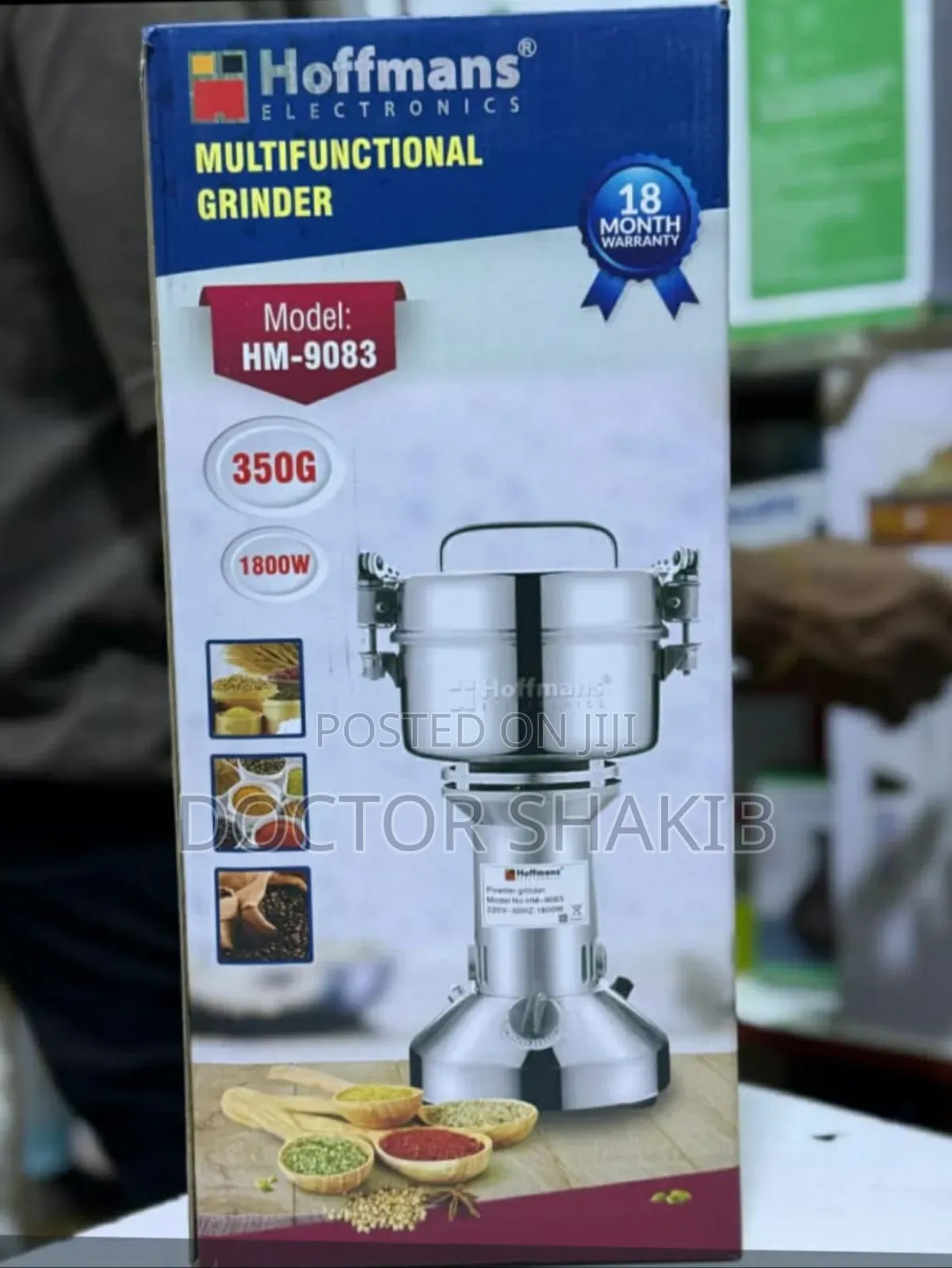 Brand New Hoffmans 350g Multifunction Grinder
