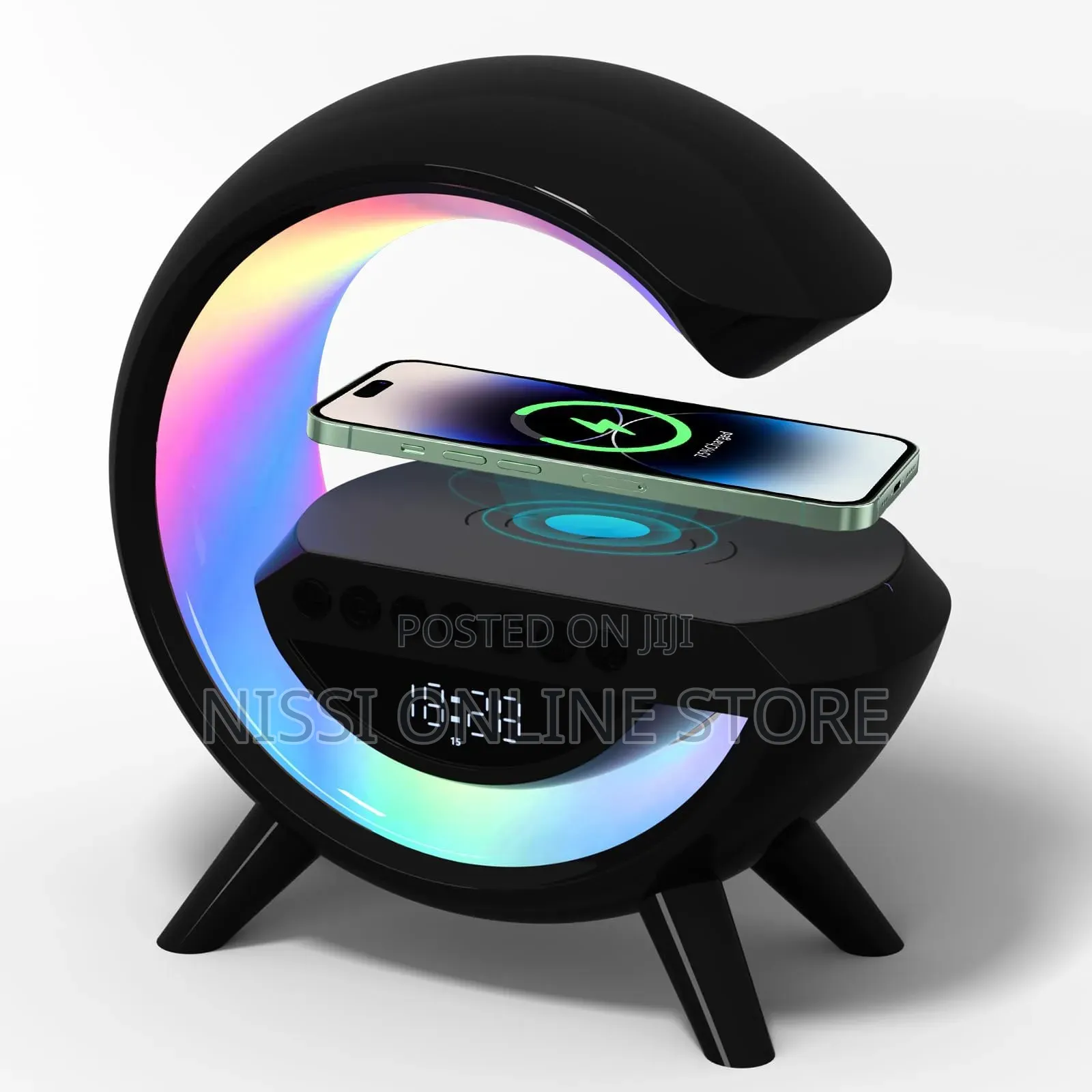 G Shaped Multipurpose Bluetooth Speaker ,Wireless Charger