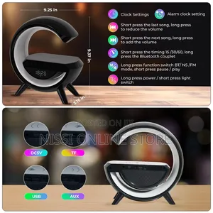 G Shaped Multipurpose Bluetooth Speaker ,Wireless Charger