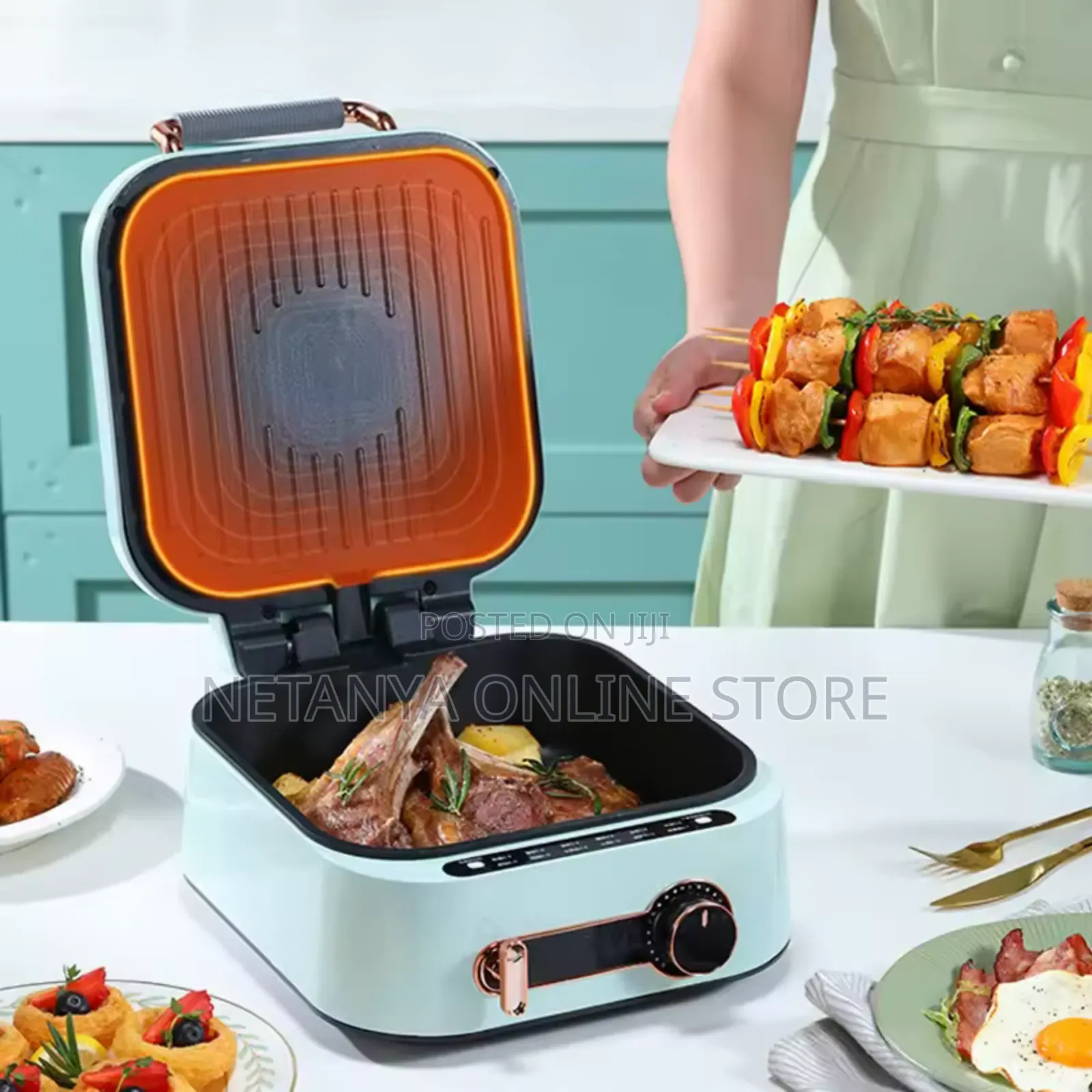 Double Side Electric Grill Pan