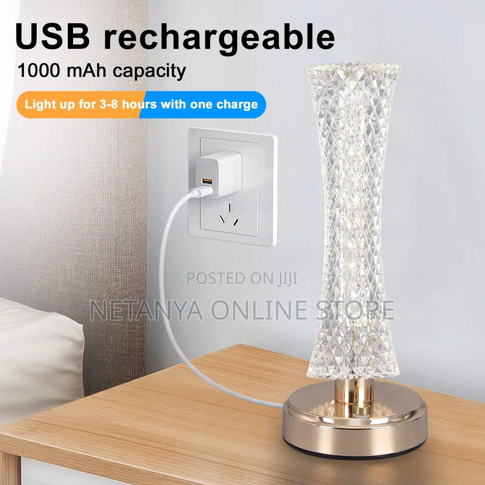 Dimmable Bedside Table Led Lamp