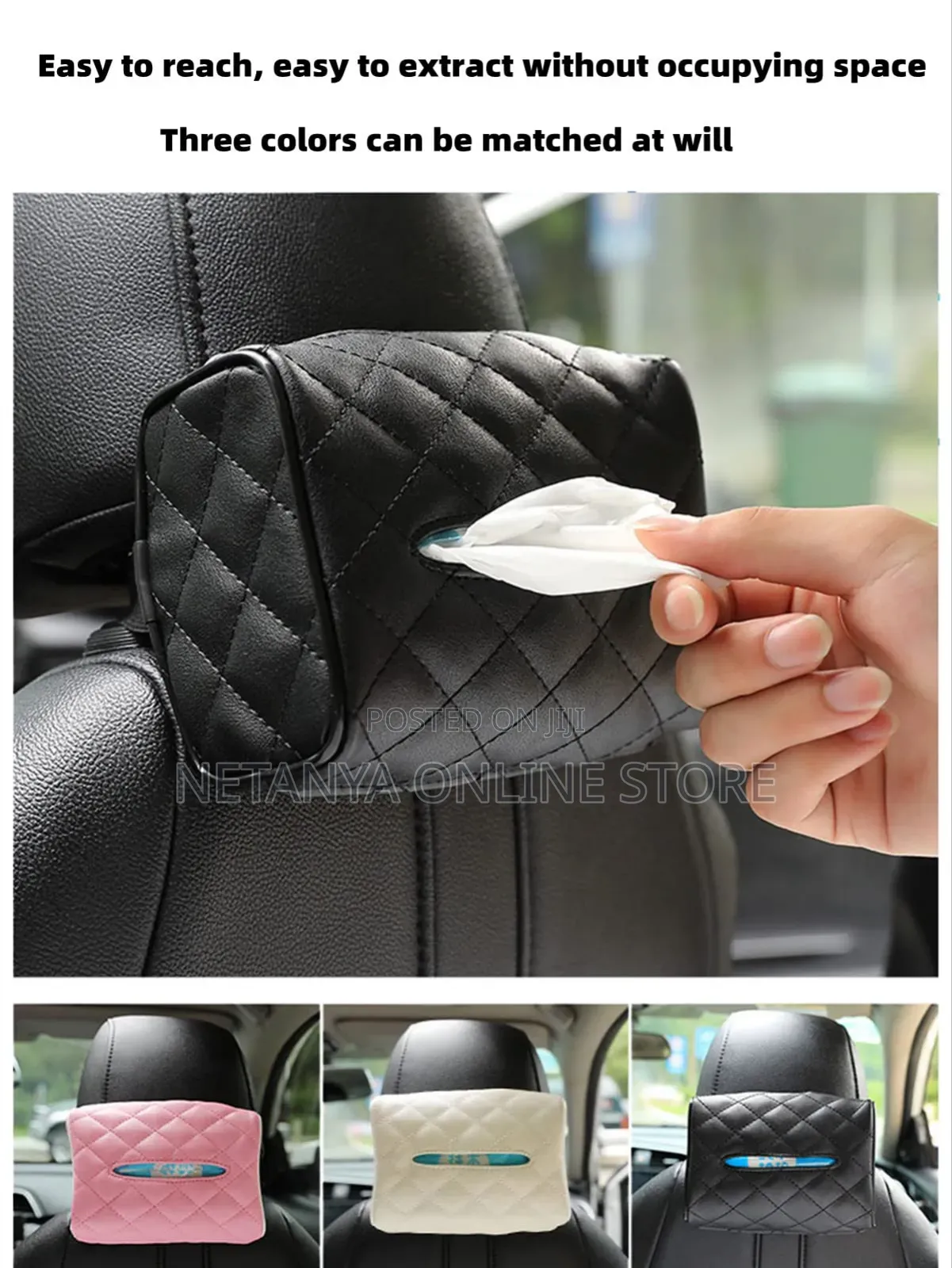 Premium Car Tissue Holder