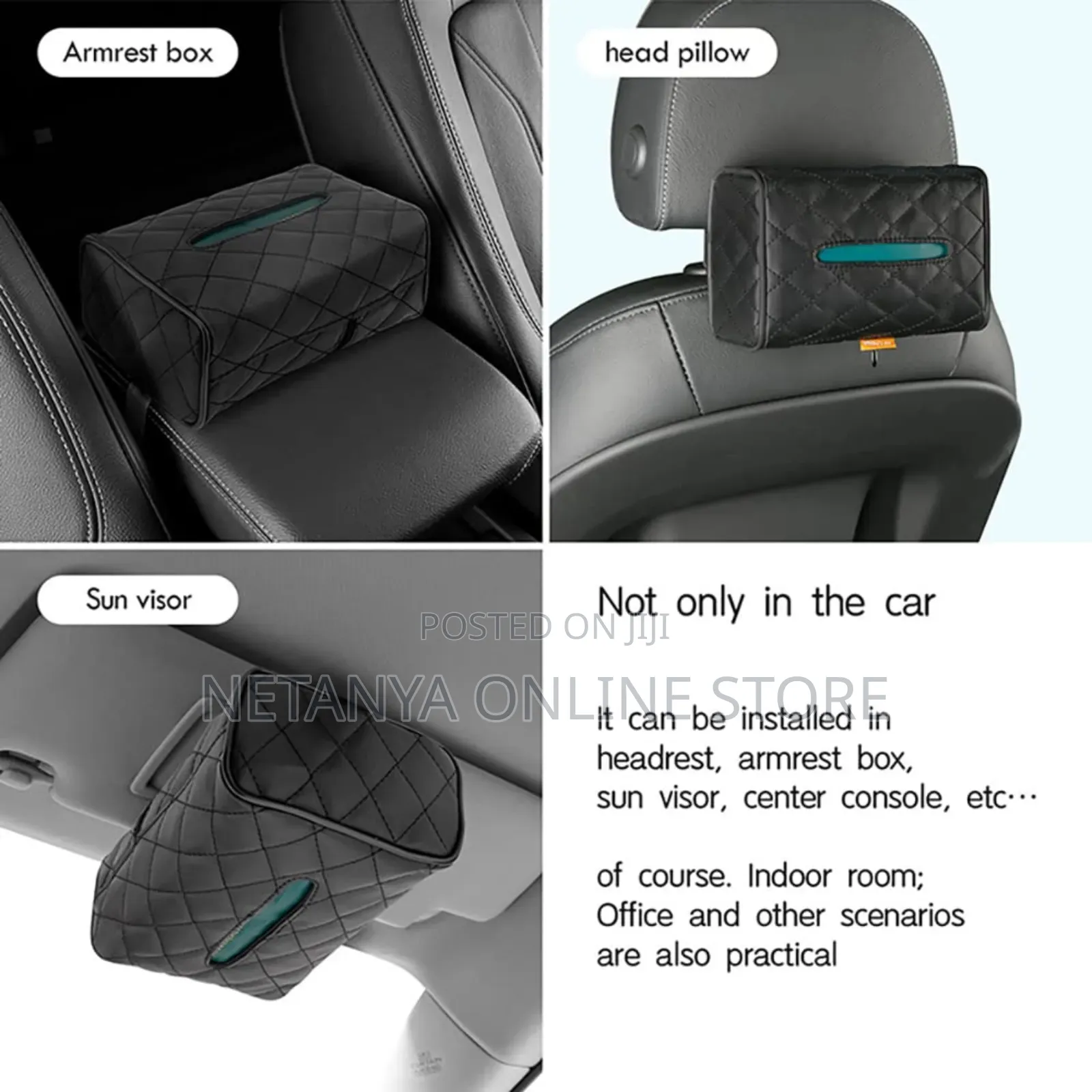 Premium Car Tissue Holder