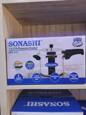 Sonashi 7.5l Pressure Cooker SPC-275 Aluminiumpressurecooker