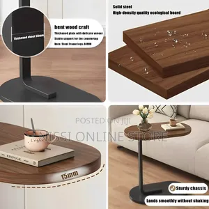 C Shaped Modern End Table