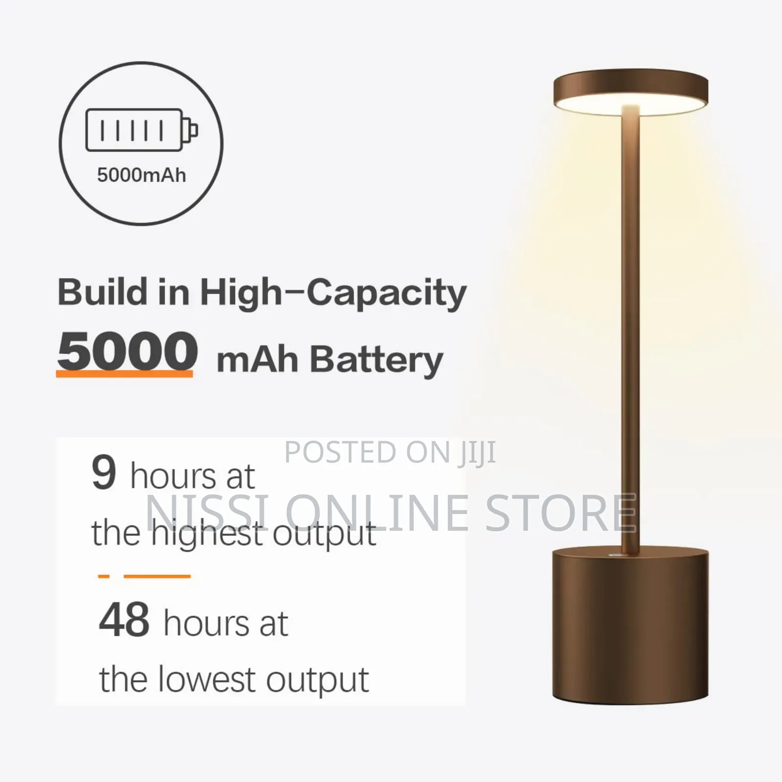 Led Modern Rechargeable Lamp