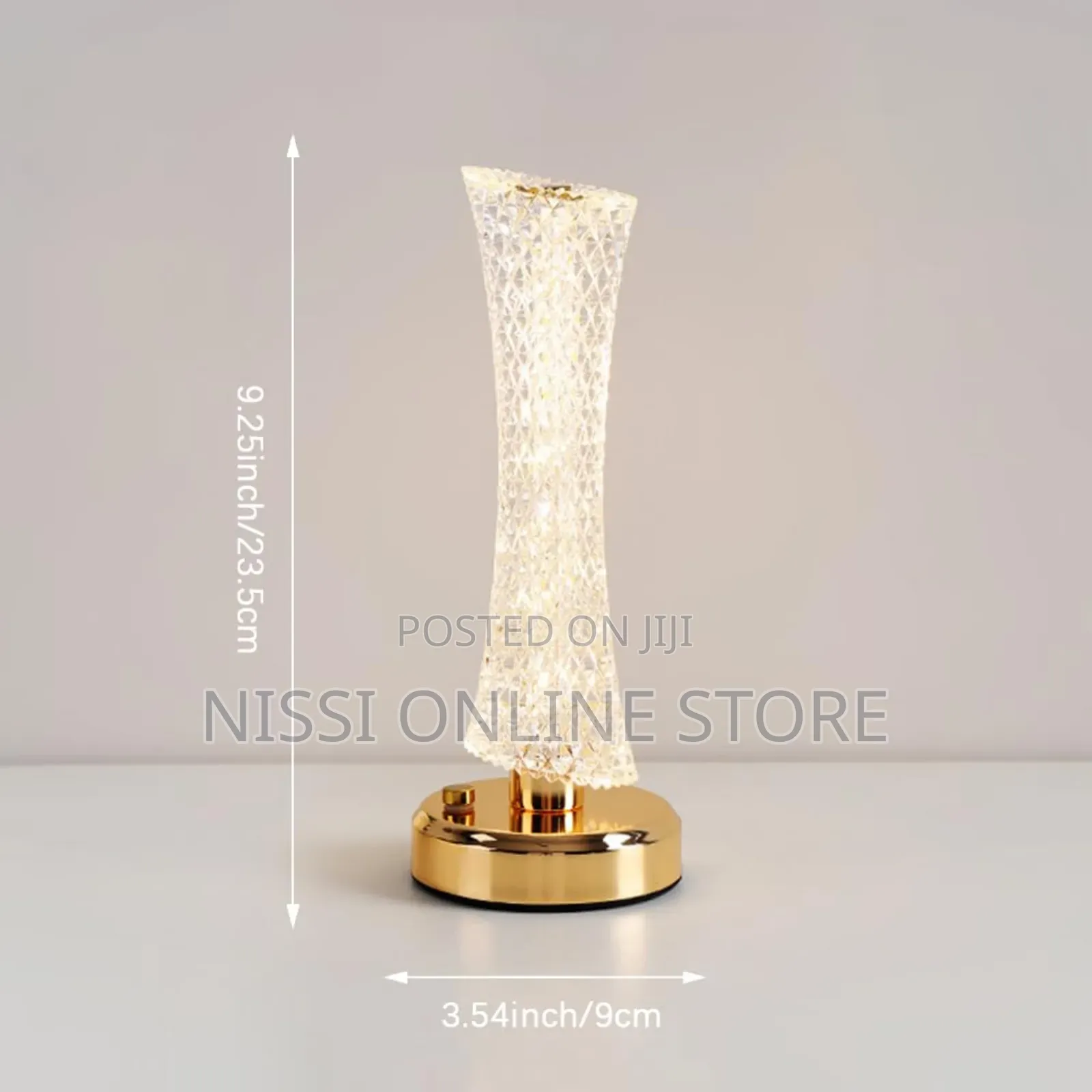 Portable Crystal Desk Lamp