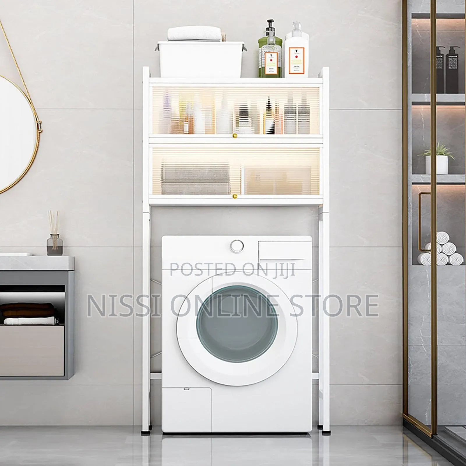 Over the Toilet Rack With Dust Proof Cover