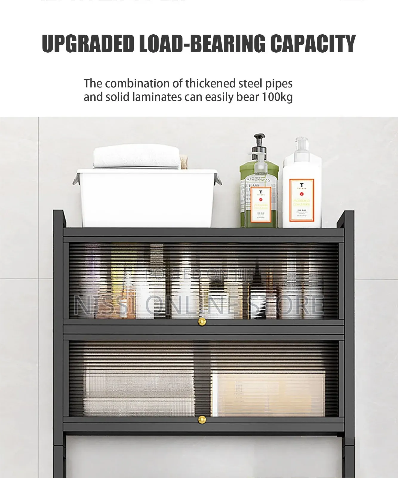Over the Toilet Rack With Dust Proof Cover