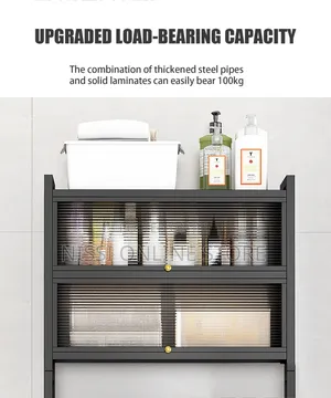 Over the Toilet Rack With Dust Proof Cover