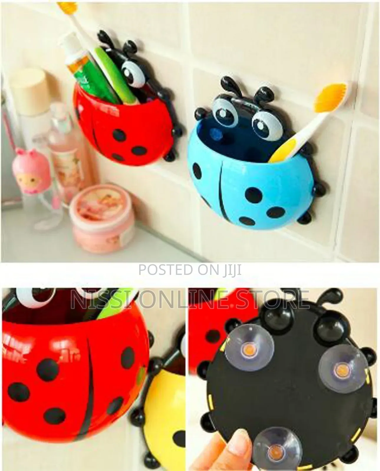 Wall Lady Bird Toothbrush Holder