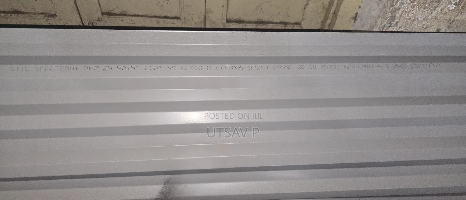 Ironsheets G.30 Steel Tube Ltd. All Colours Are Available