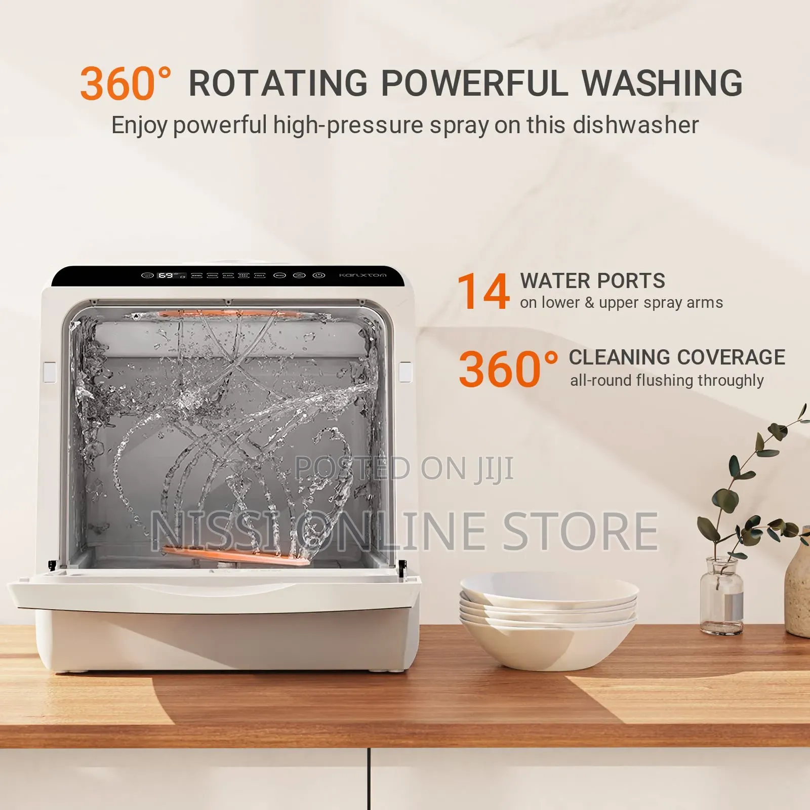 Portable Counter Top Dish Washer