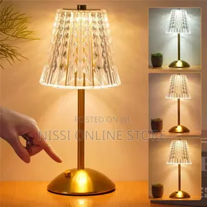 Rechargeable Crystal Table Lamp