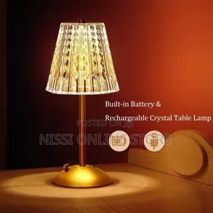 Rechargeable Crystal Table Lamp