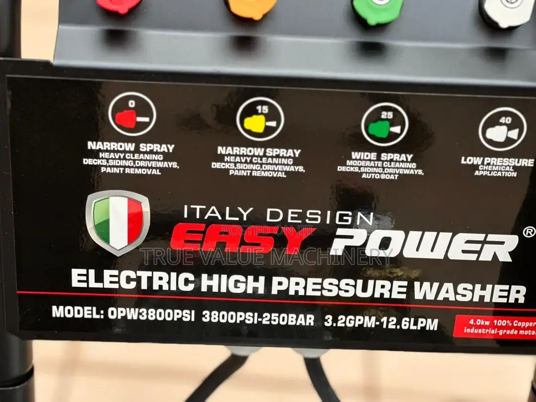 250bar 3600psi Electric Pressure Cleaner