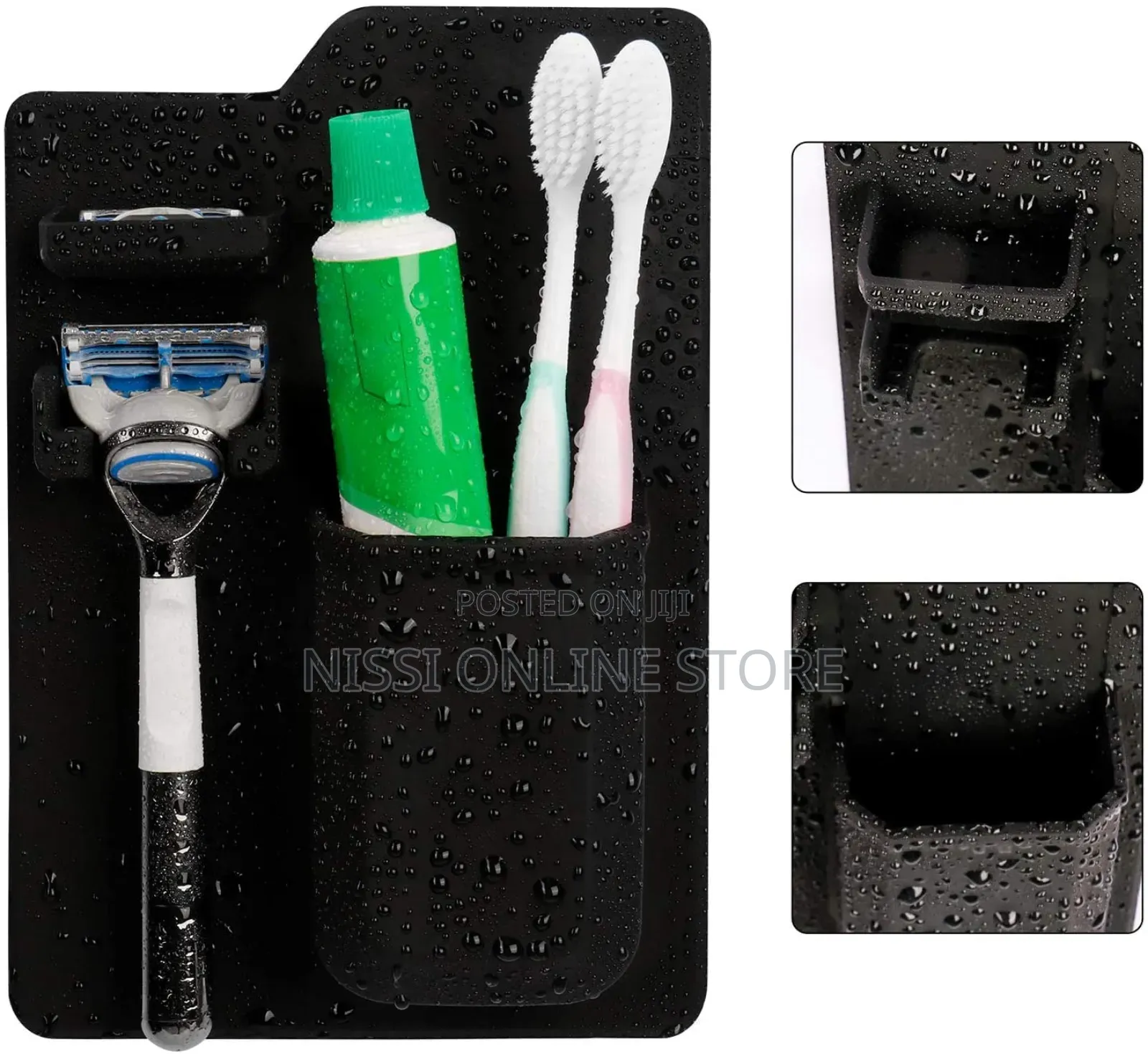 Silicone Toothbrush and Shaver Holder