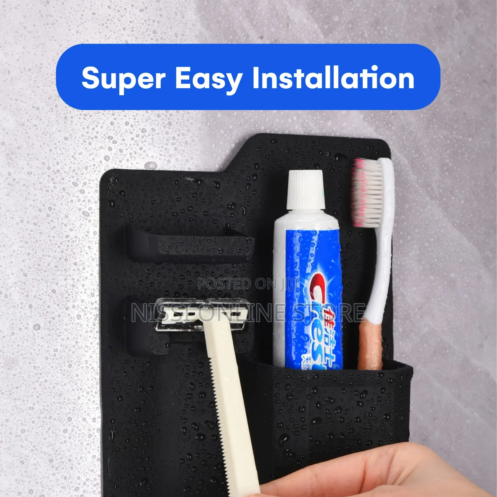Silicone Toothbrush and Shaver Holder