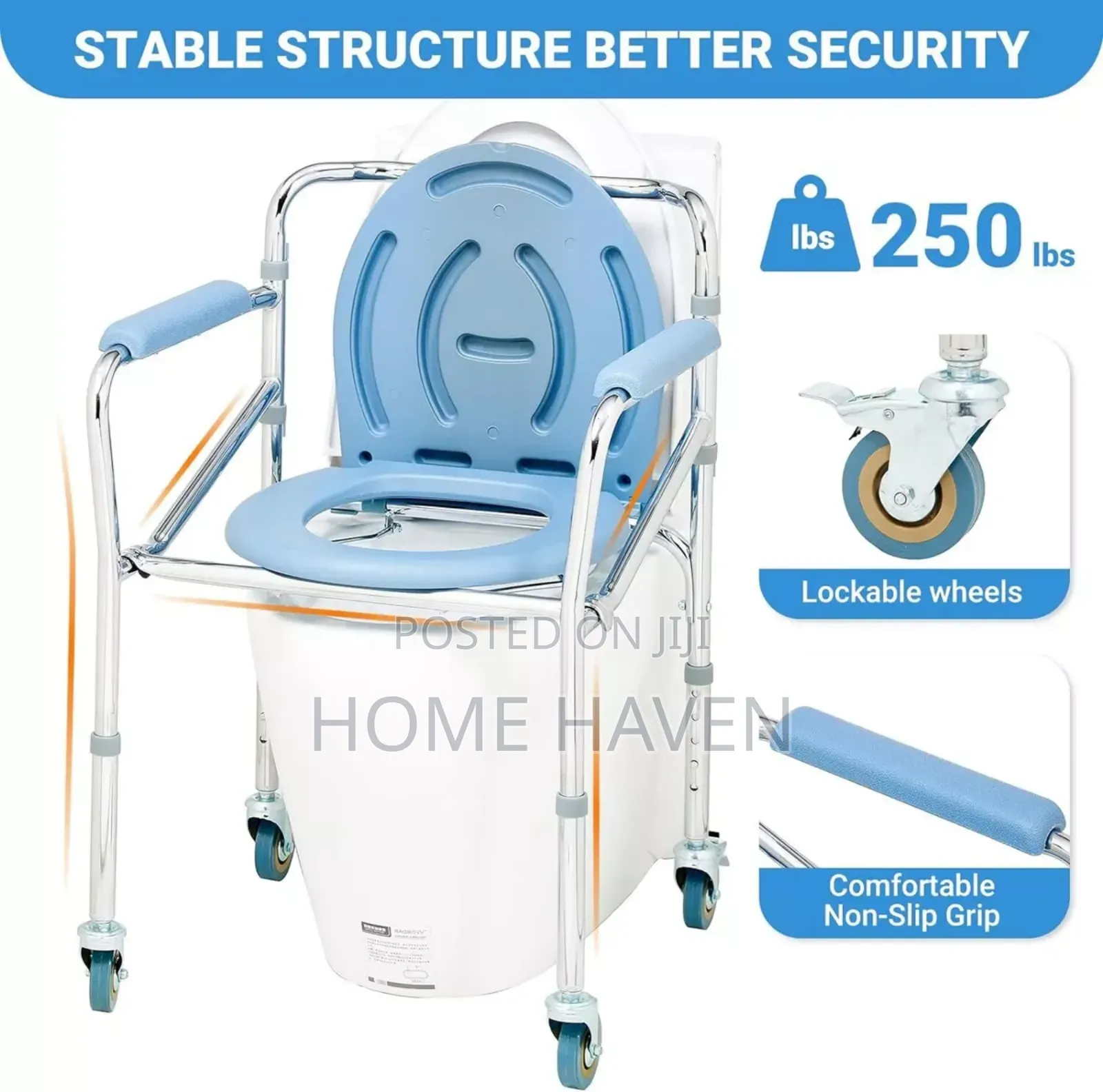 Portable Elderly Toilet Chair