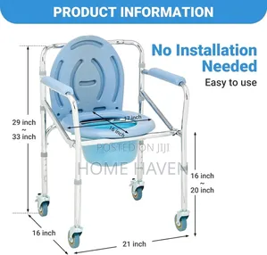 Portable Elderly Toilet Chair
