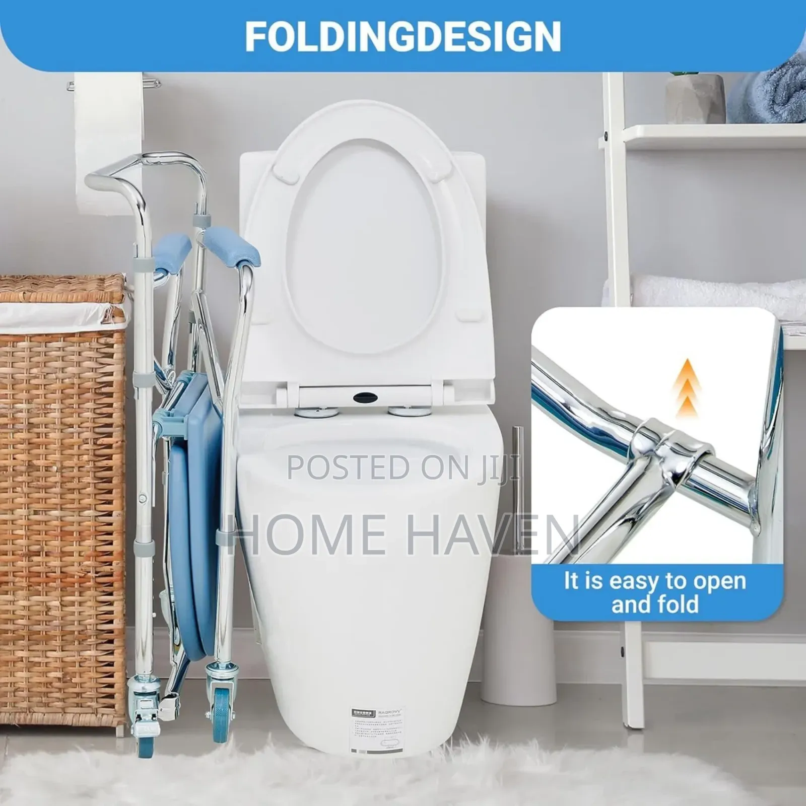 Portable Elderly Toilet Chair