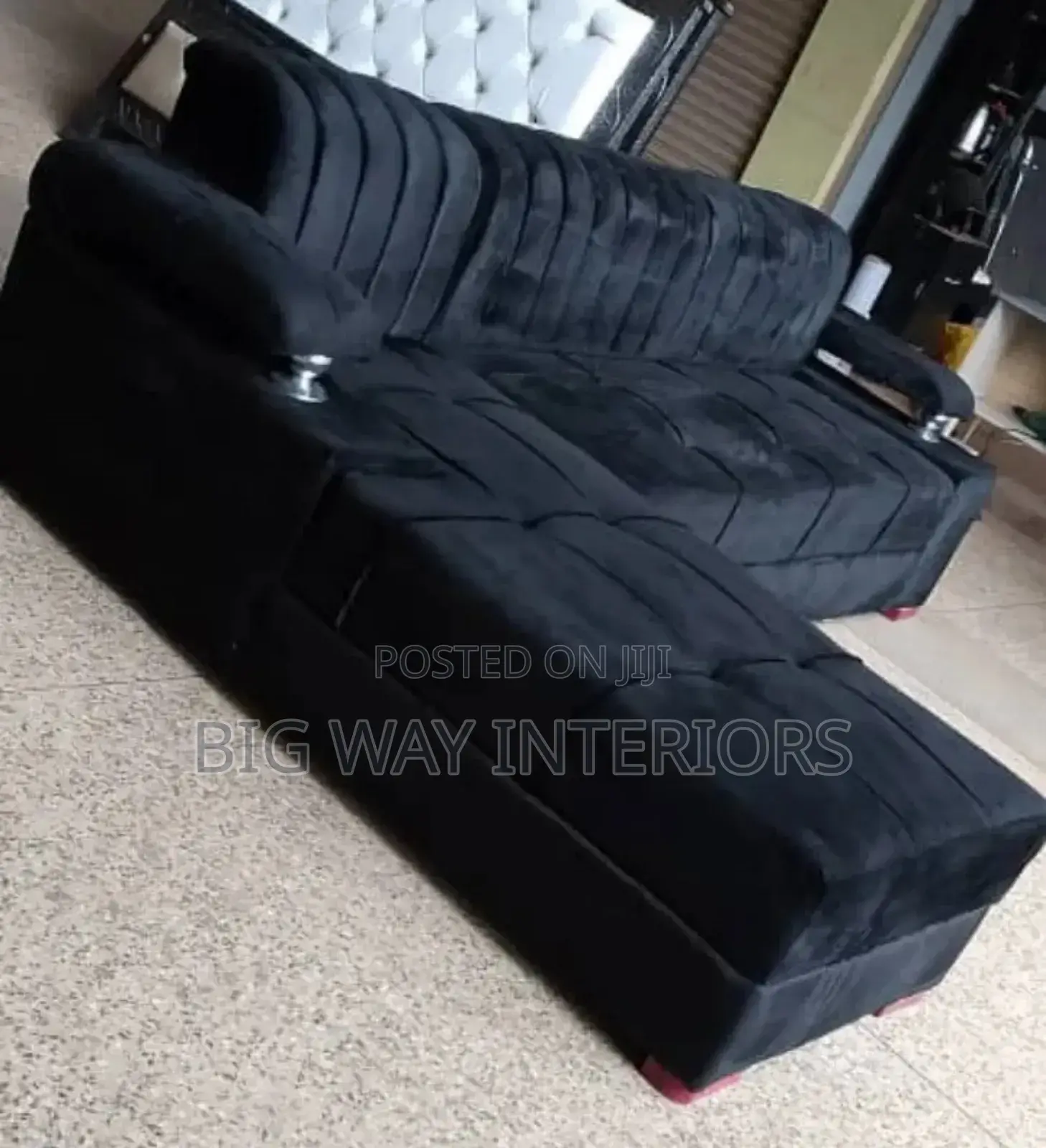 Black 5seater Lsofa 127