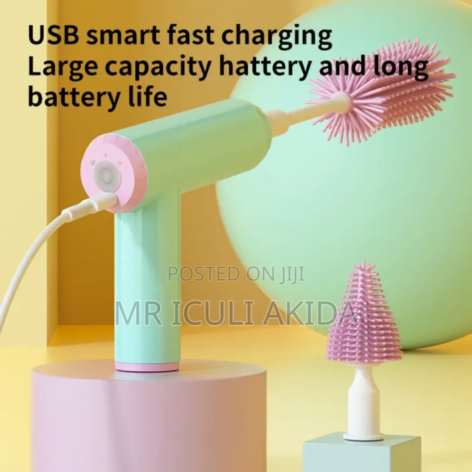 Multifunction Electric Rechargeable Baby Bottle Cleaner Set