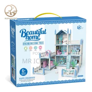 Happy Childhood Kid Gift Doll Princess Castle Assembly House