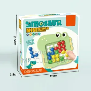 Dinosaur Pinball Puzzle Matching Education Toddler Toy Game