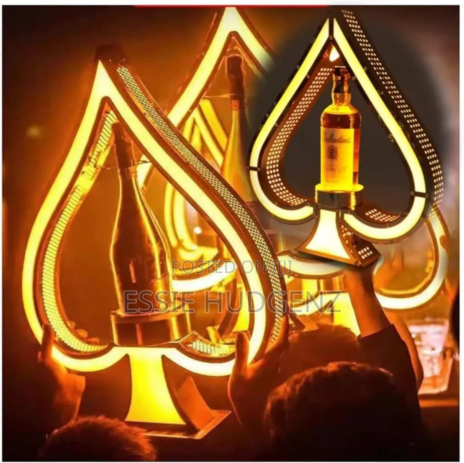 Led Lighted Liquor Bottle Stand/Holder