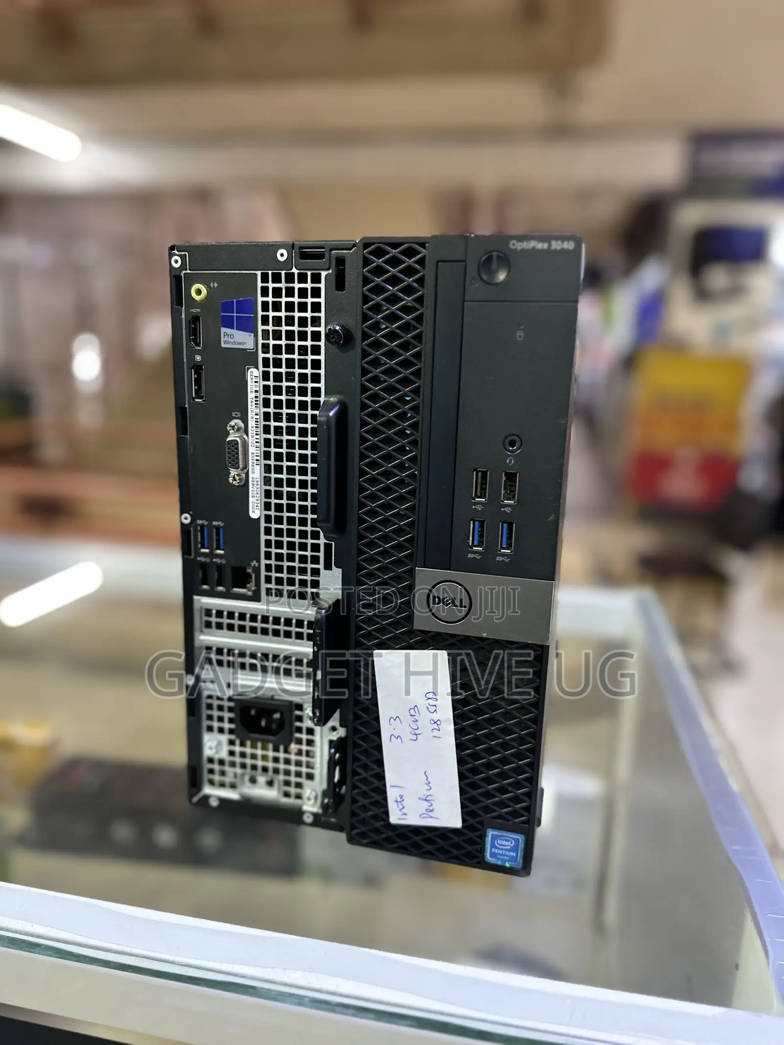 Desktop Computer Dell Optiplex 3040 4GB Intel Pentium SSD 128GB