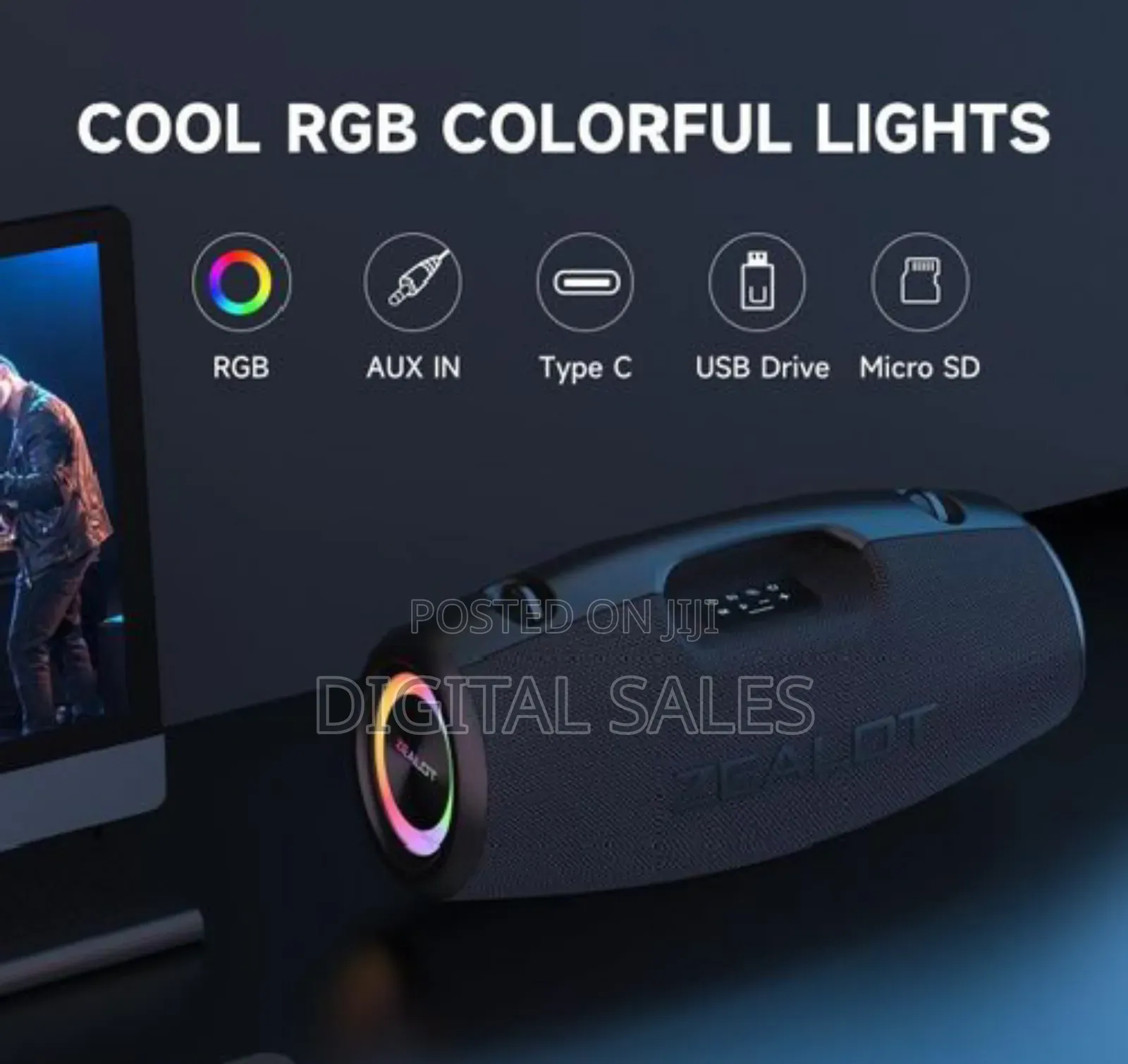 Zealot S87 80w Super Bass Bluetooth Speaker