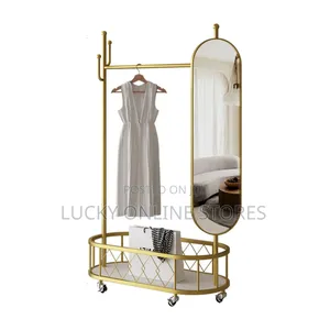 Multifunctional Clothes Hanger With 180° Full Body Mirror