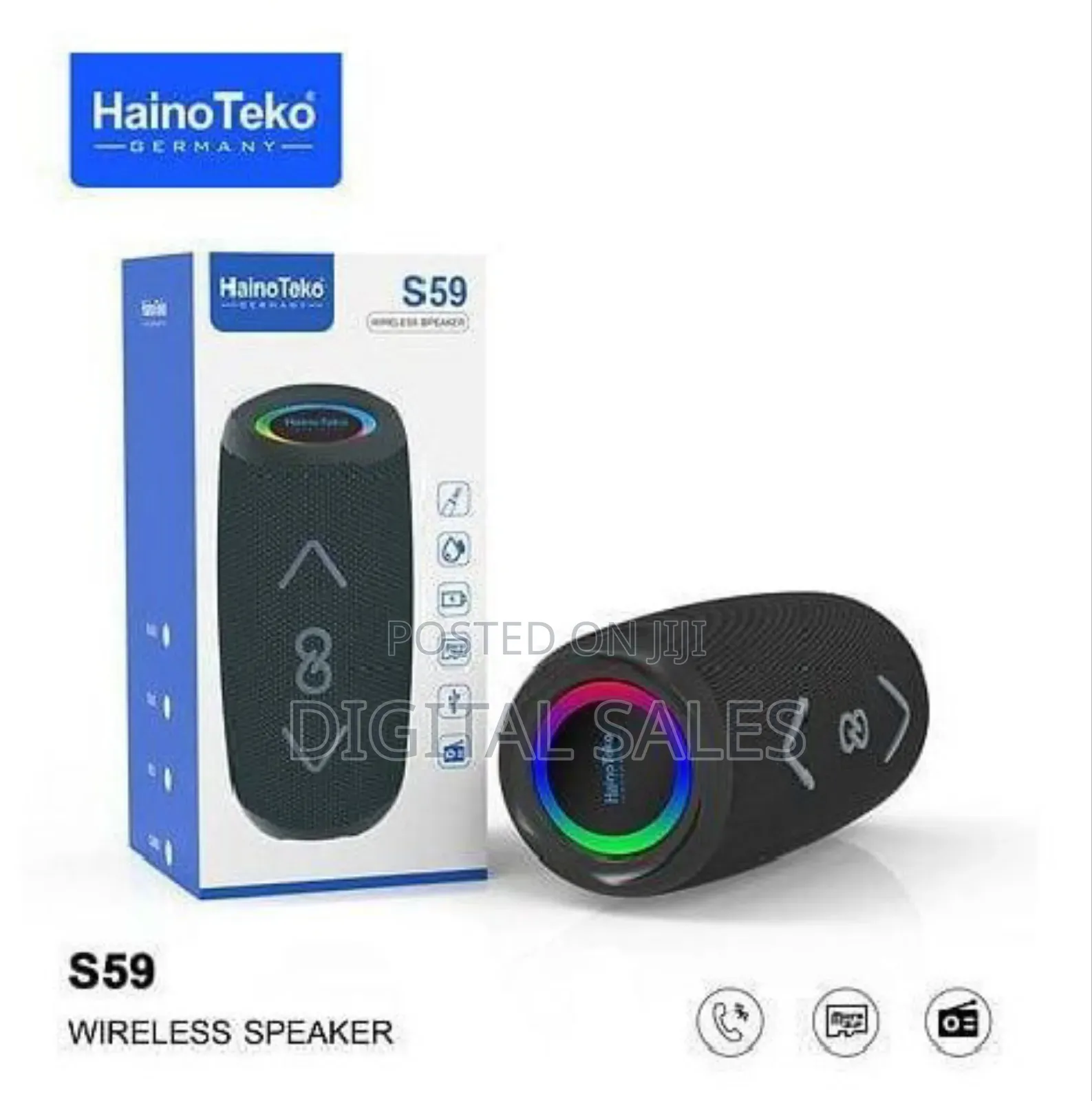 Haino Teko S59 Boom Speakerd_black